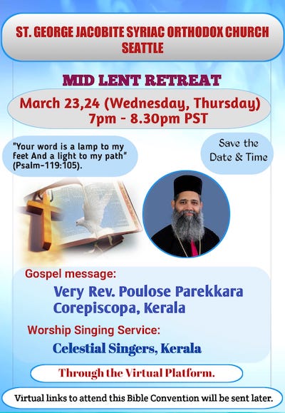 Mid Lent retreat